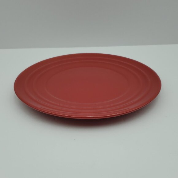 Rachael Ray Double Ridge Red Salad Plates Embossed Dessert Plates - Picture 8 of 8